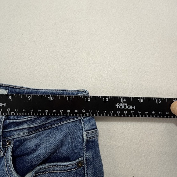 BKE Buckle Billie Flare Blue Jeans 26 Women's High Rise Stretch - Picture 7 of 8